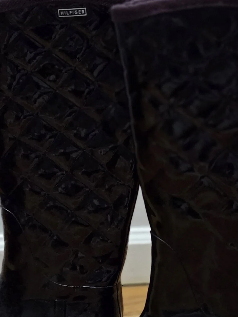 Tommy Hilfiger Tall Tufted Rain Boots